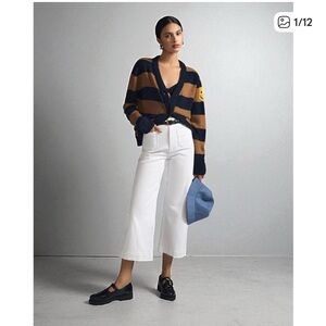 Anthropologie Pilcro The Skipper Cropped Wide-Leg Jeans